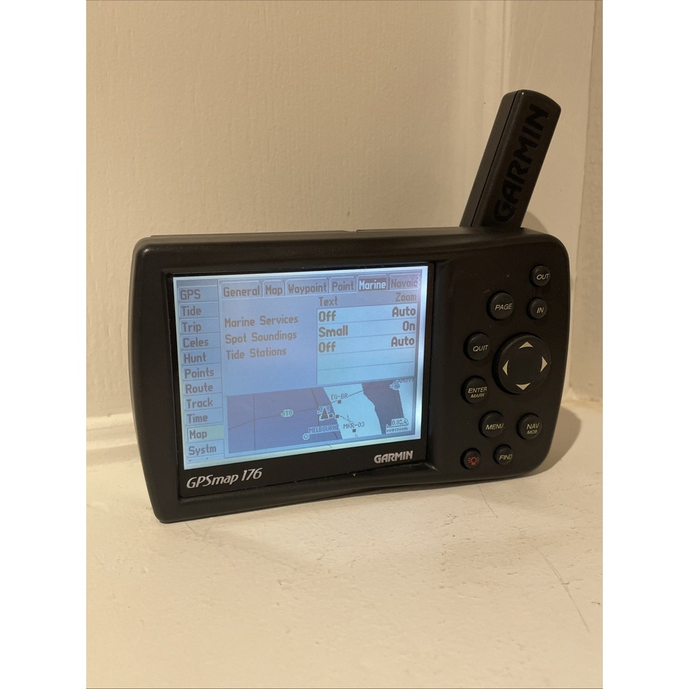 Garmin GPSMAP 176 ChartPlotter GPS Tested Good Condition